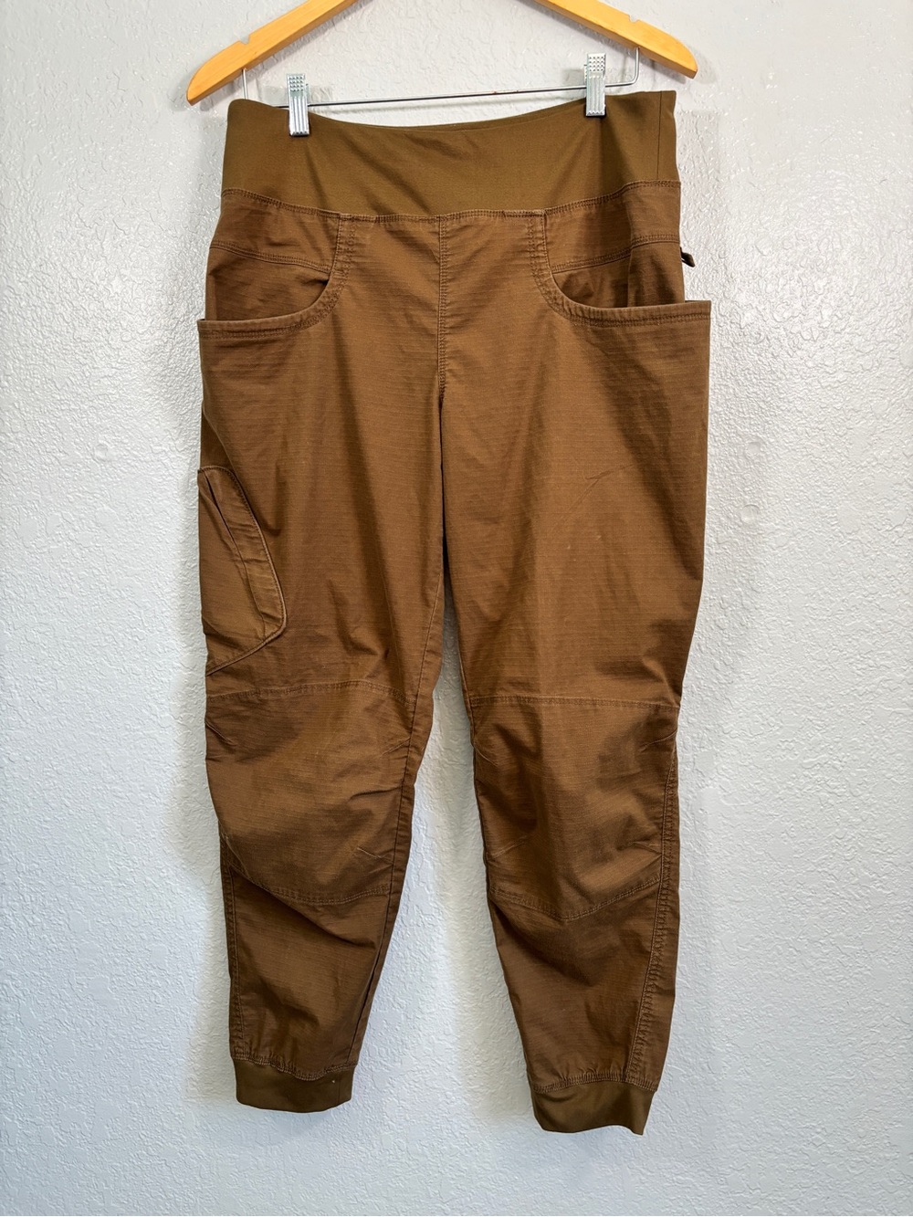 Prana Kanab Brown Utility Cargo Joggers Sz. L